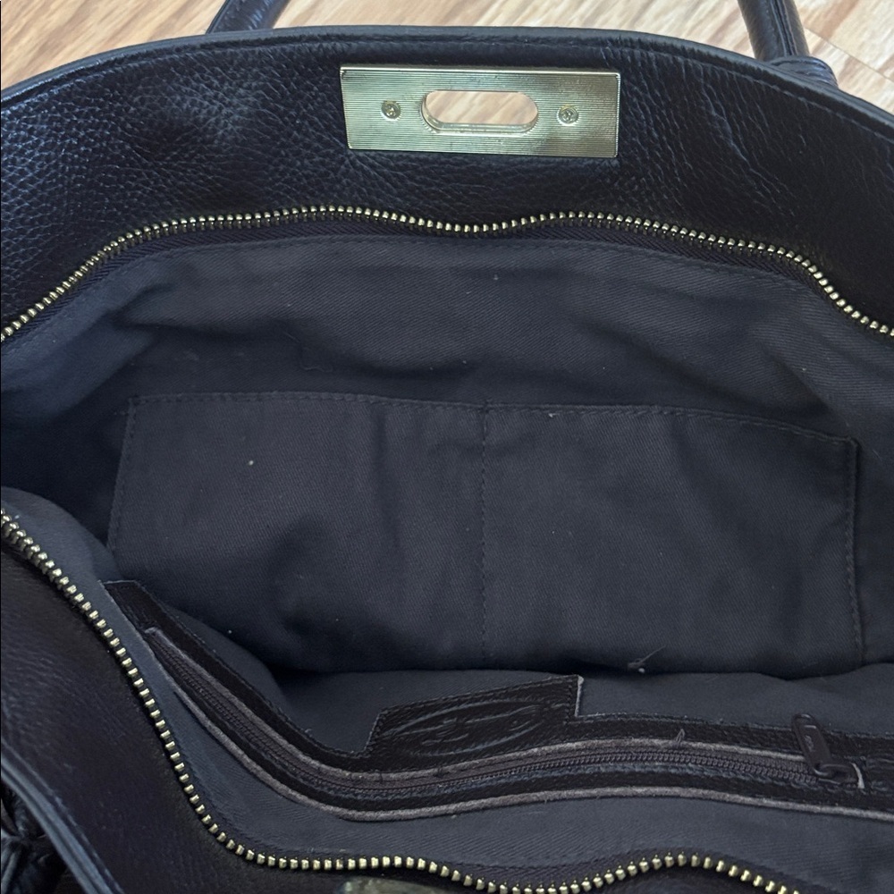 Onna Ehrlich Rich Chocolate Leather Tote | The Perfect Commuter Bag - Picture 8 of 14